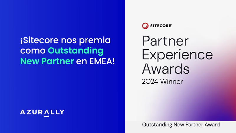 Sitecore awards us as Oustanding New Partner in EMEA!
