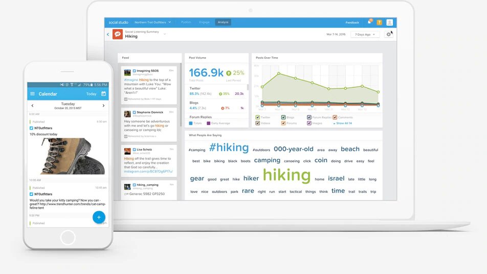 Mobile e desktop com o Social Studio