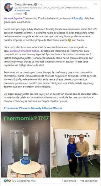Pantallazo post Thermomix LK